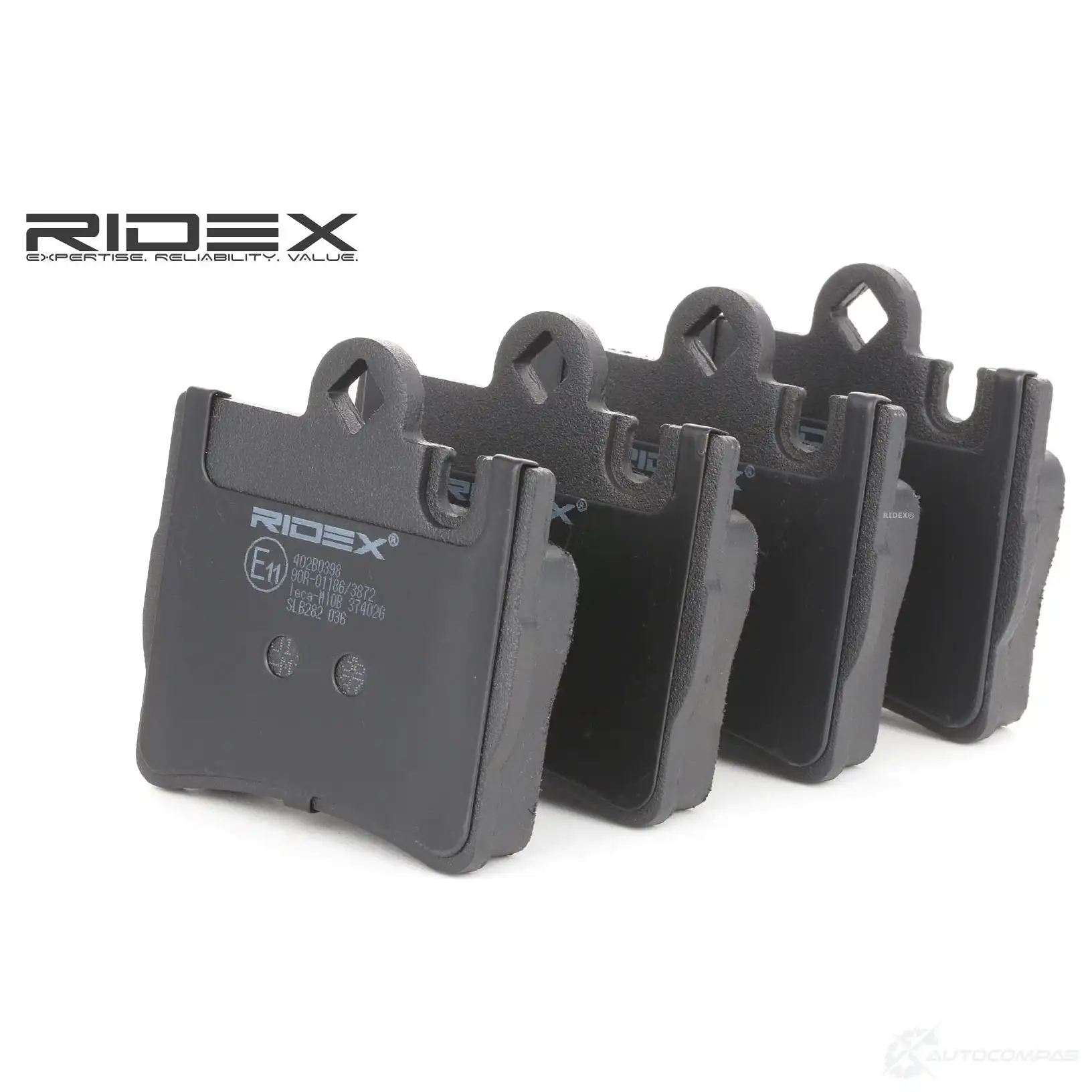 Тормозные колодки, комплект RIDEX 1437649710 9 VL2A 402b0398 - Изображение 1