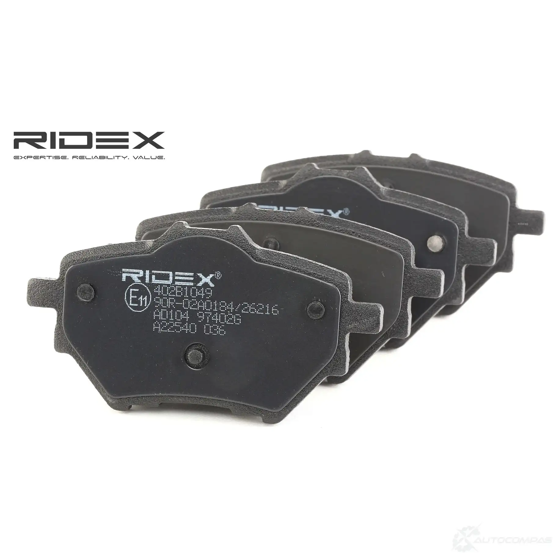 Тормозные колодки, комплект RIDEX J86EI MO 402b1049 1437659177 изображение 0