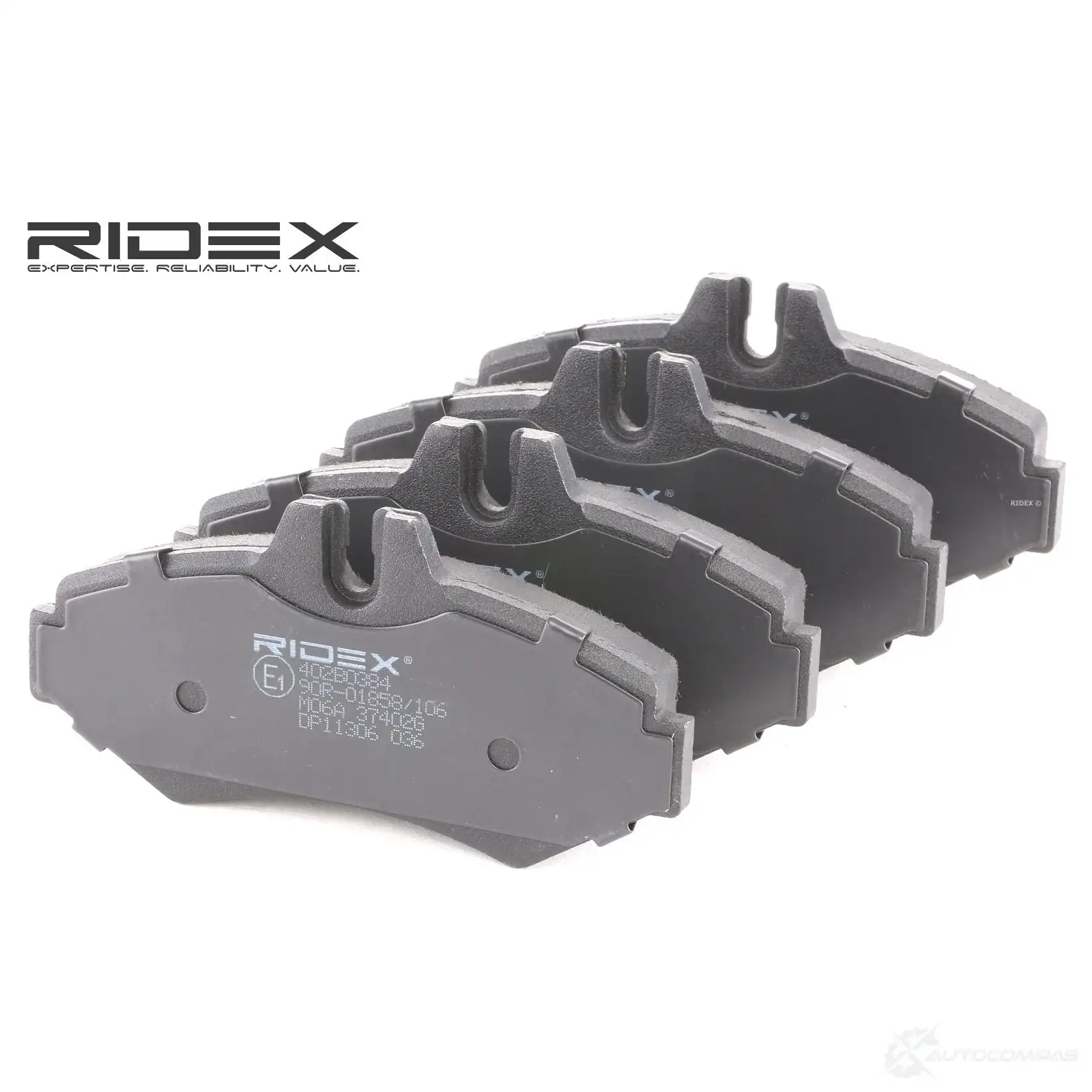 Тормозные колодки, комплект RIDEX QWBG 04X 402b0384 1437659300 изображение 0