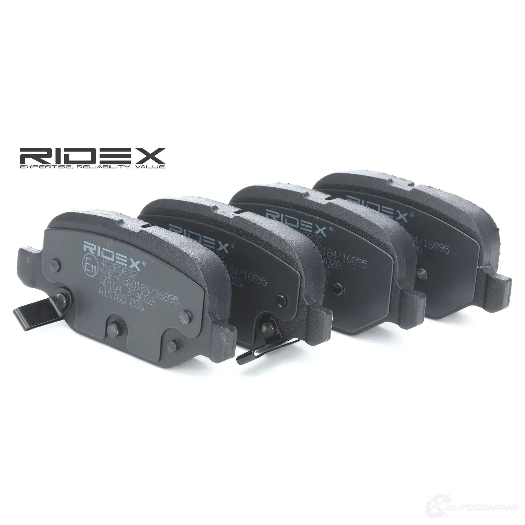 Тормозные колодки, комплект RIDEX 402b0832 1437649288 EYR 0XK - Изображение 1