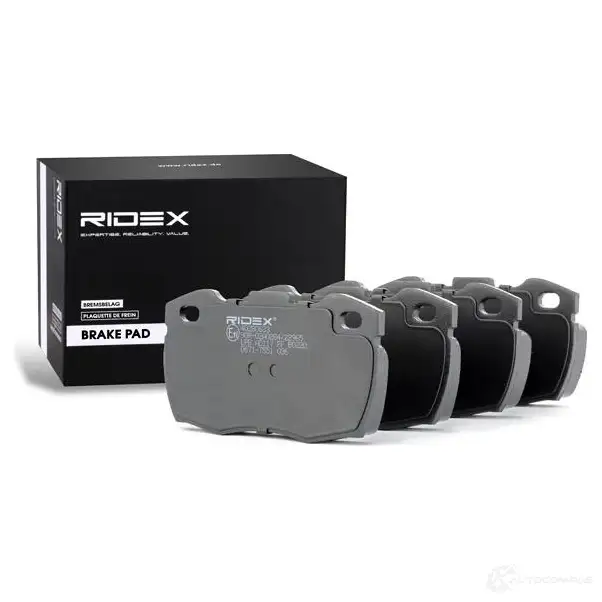 Тормозные колодки, комплект RIDEX 402b0633 1437659600 1V5XA 7 изображение 1