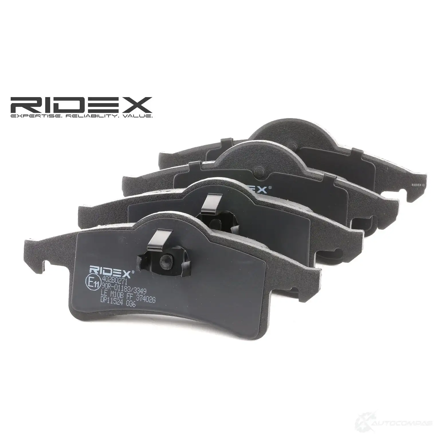 Тормозные колодки, комплект RIDEX 402b0271 XA 5FLW 1437658143 - Изображение 1