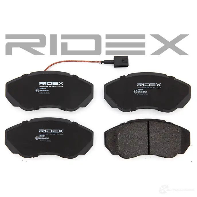 Тормозные колодки, комплект RIDEX S0 9X5 1437660290 402b0276 изображение 2