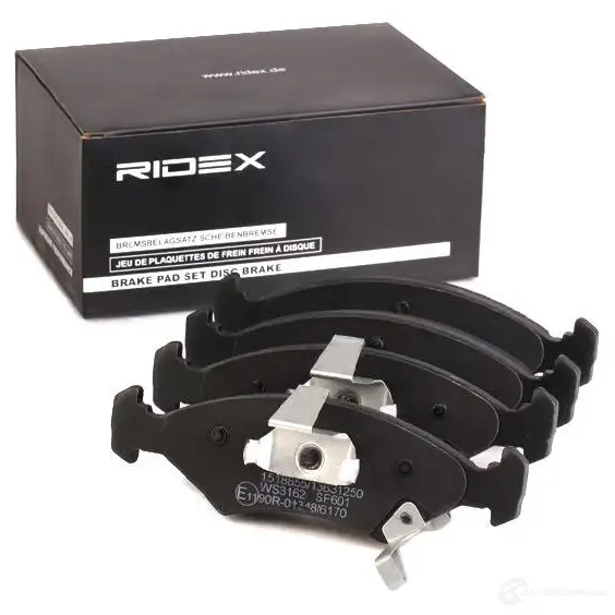 Тормозные колодки, комплект RIDEX 1437659394 402b1026 Q FBB0KJ изображение 1