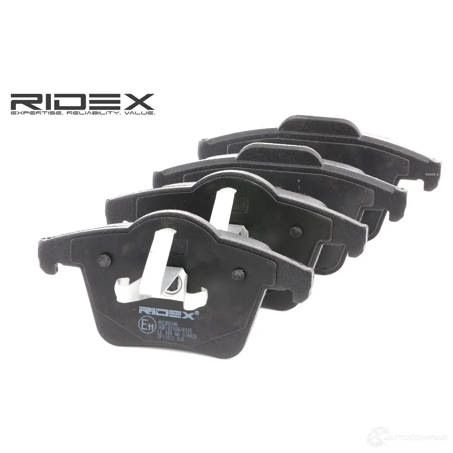 Тормозные колодки, комплект RIDEX 402b0346 1437658613 5WTZR 8 изображение 0