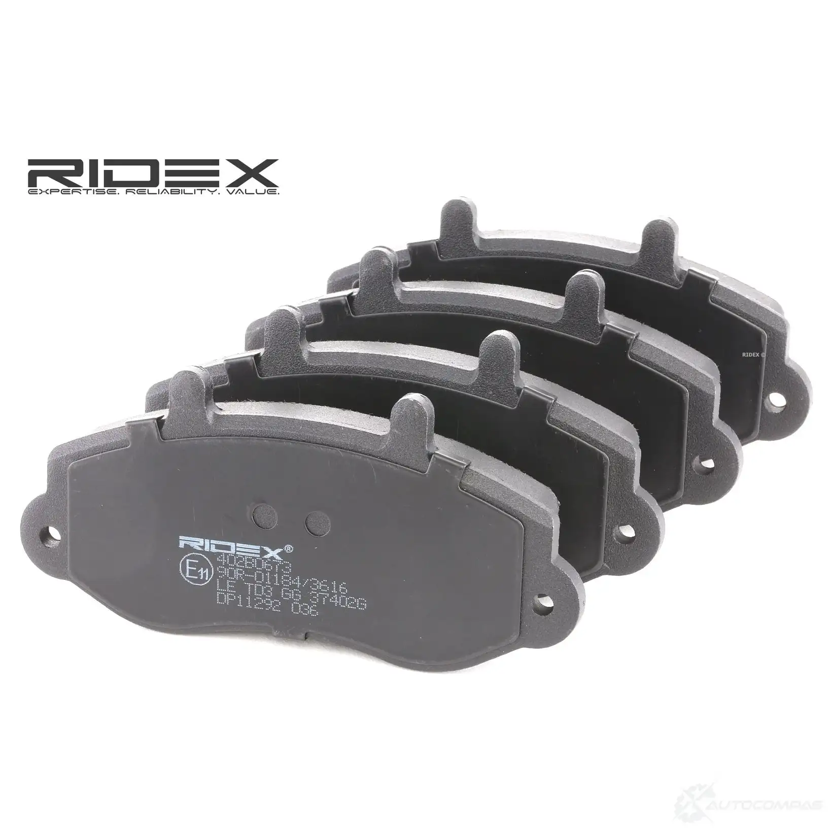 Тормозные колодки, комплект RIDEX 1437659378 402b0673 MP2 Z1MP - Изображение 1
