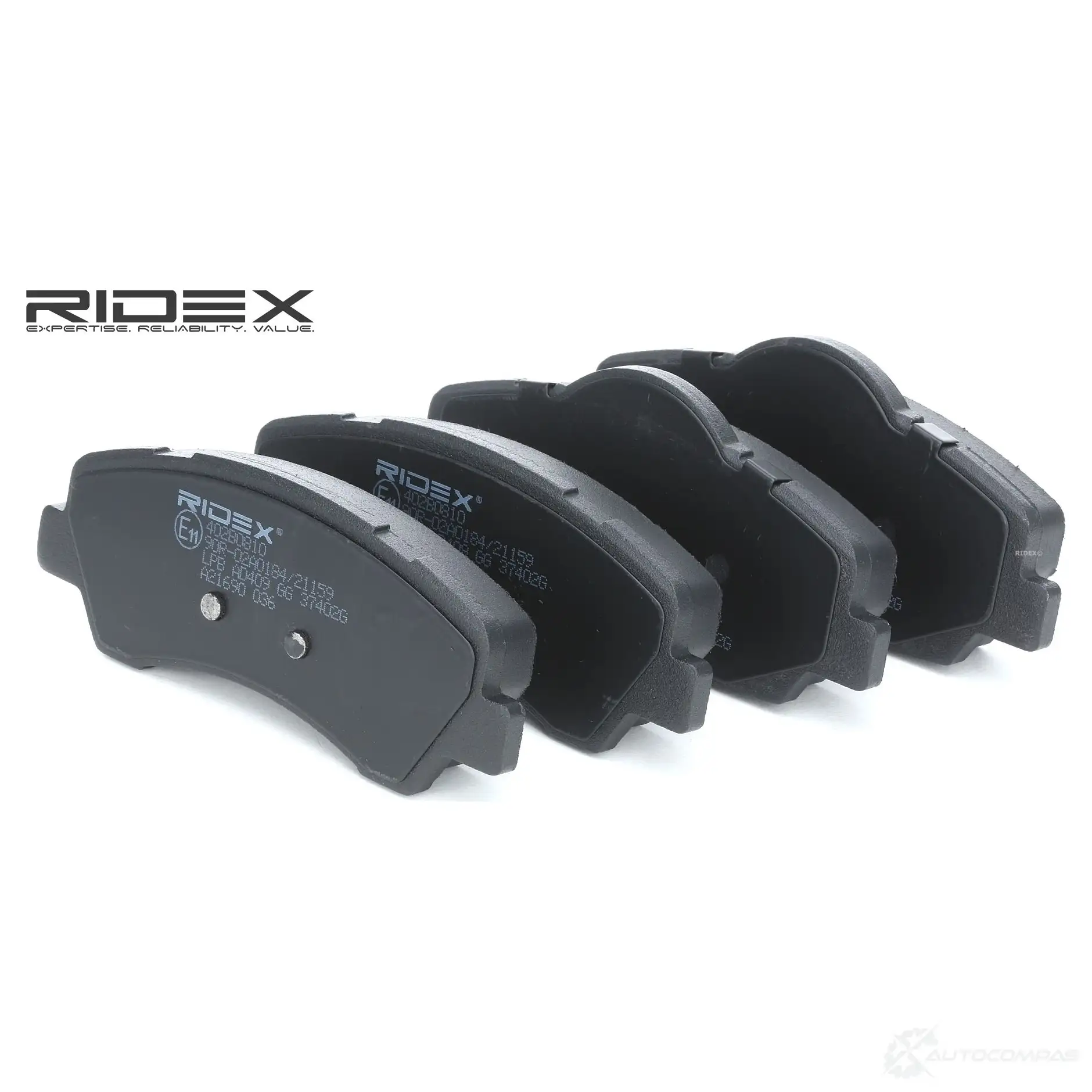 Тормозные колодки, комплект RIDEX 1437658733 402b0810 6 M7QN1 - Изображение 1