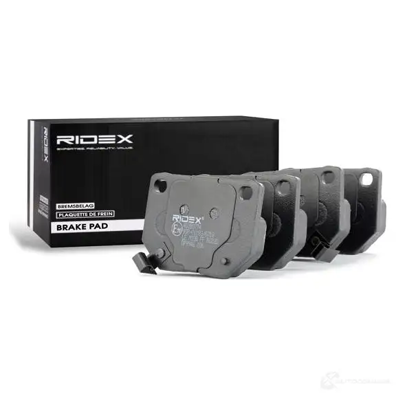 Тормозные колодки, комплект RIDEX 402b0774 1437659227 6C HR2 изображение 1