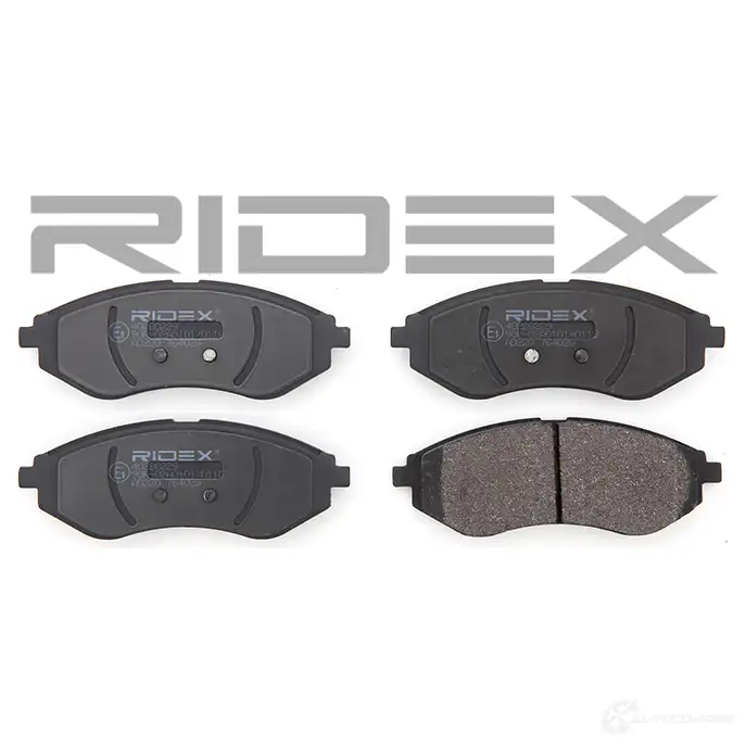 Тормозные колодки, комплект RIDEX 1437658128 402b0229 2JB4 O23 изображение 2