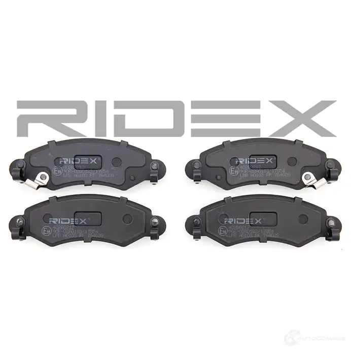 Тормозные колодки, комплект RIDEX 1437657632 402b0212 MBO3 5D изображение 2