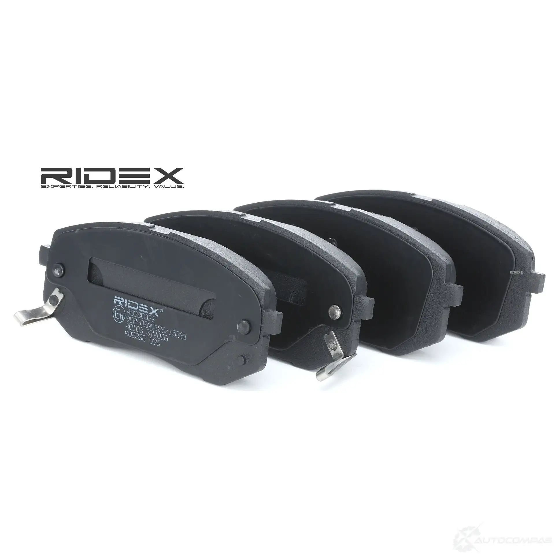 Тормозные колодки, комплект RIDEX 402b0039 1437660241 Q1DE VUV изображение 0