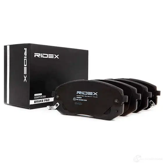 Тормозные колодки, комплект RIDEX 402b0039 1437660241 Q1DE VUV изображение 1