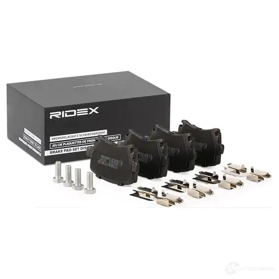 Тормозные колодки, комплект RIDEX BY BVK 402b1400 1437648946 изображение 1