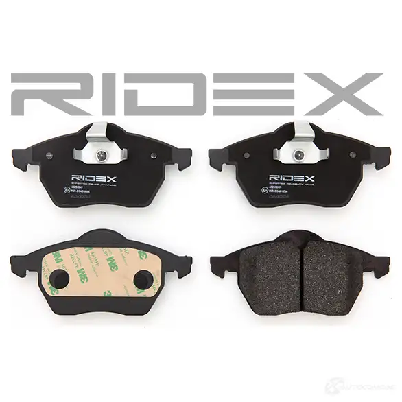 Тормозные колодки, комплект RIDEX B U7Q3 402b0249 1437660539 изображение 2