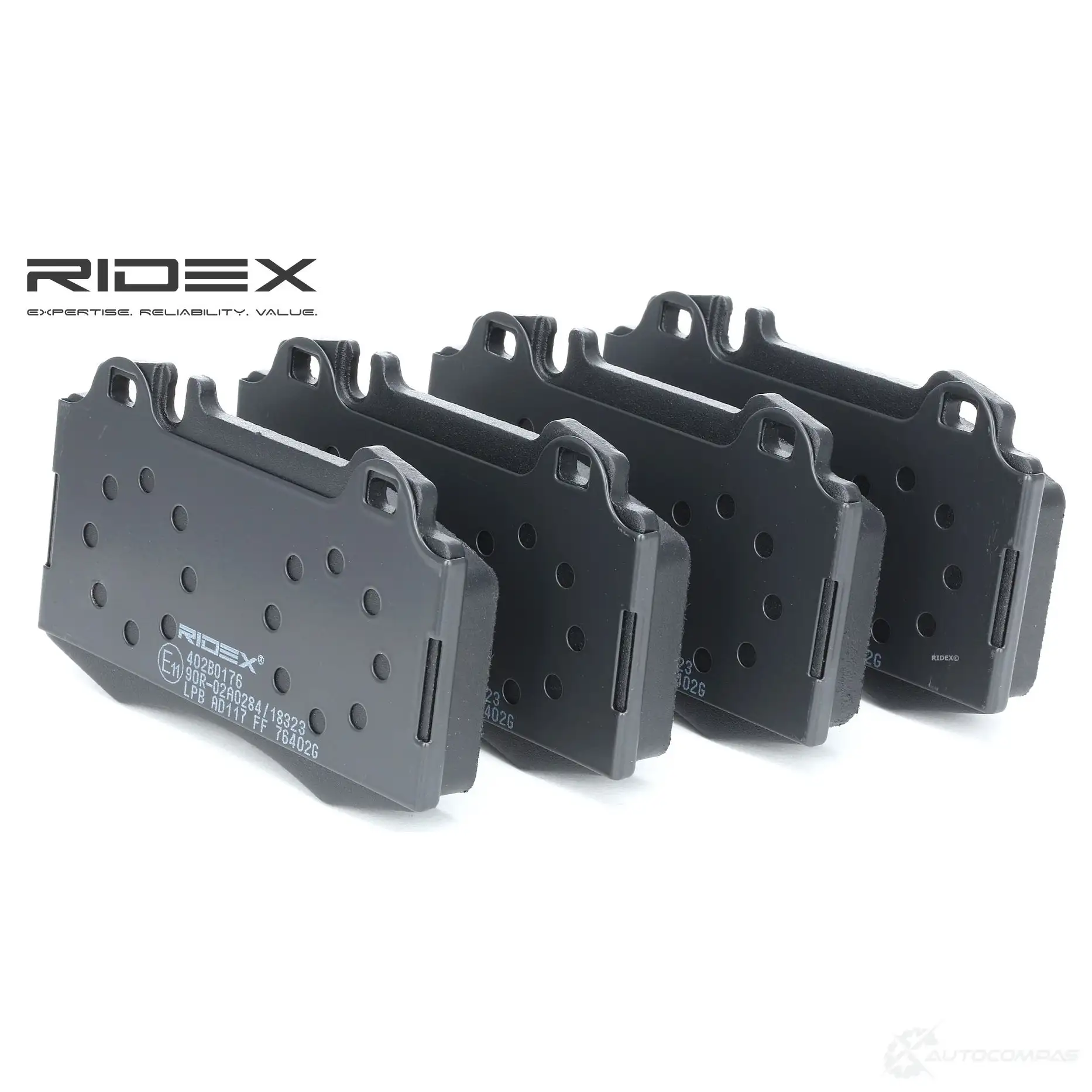 Тормозные колодки, комплект RIDEX 402b0176 1437659063 4 YGX5I изображение 0