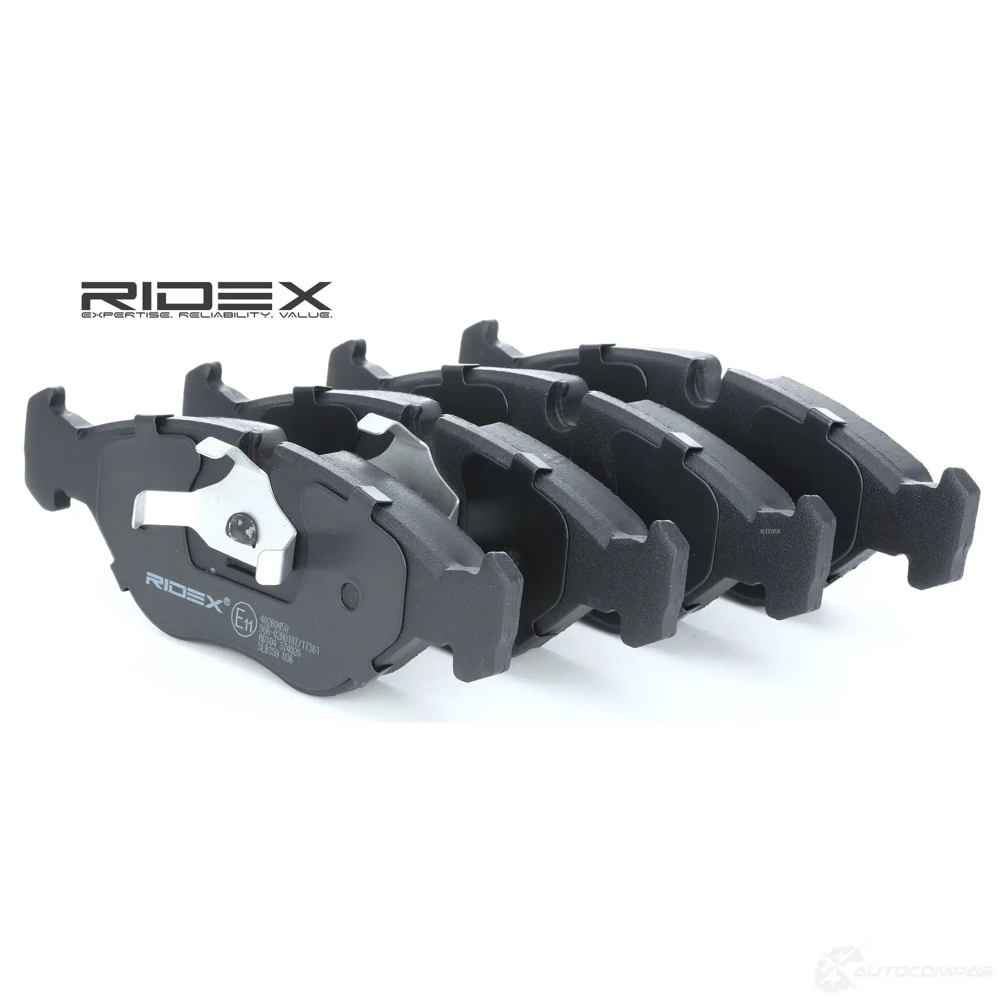 Тормозные колодки, комплект RIDEX U CZ8IG 402b0450 1437658509 - Изображение 1