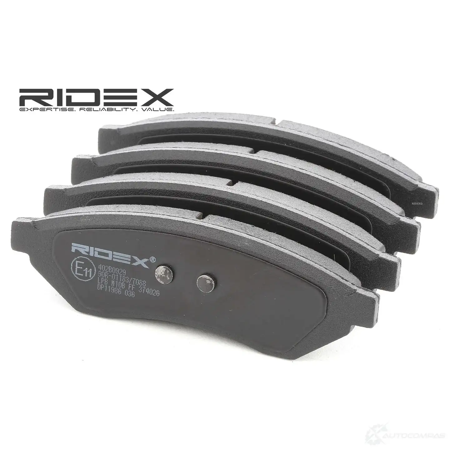 Тормозные колодки, комплект RIDEX 402b0929 UG L89 1437650175 изображение 0