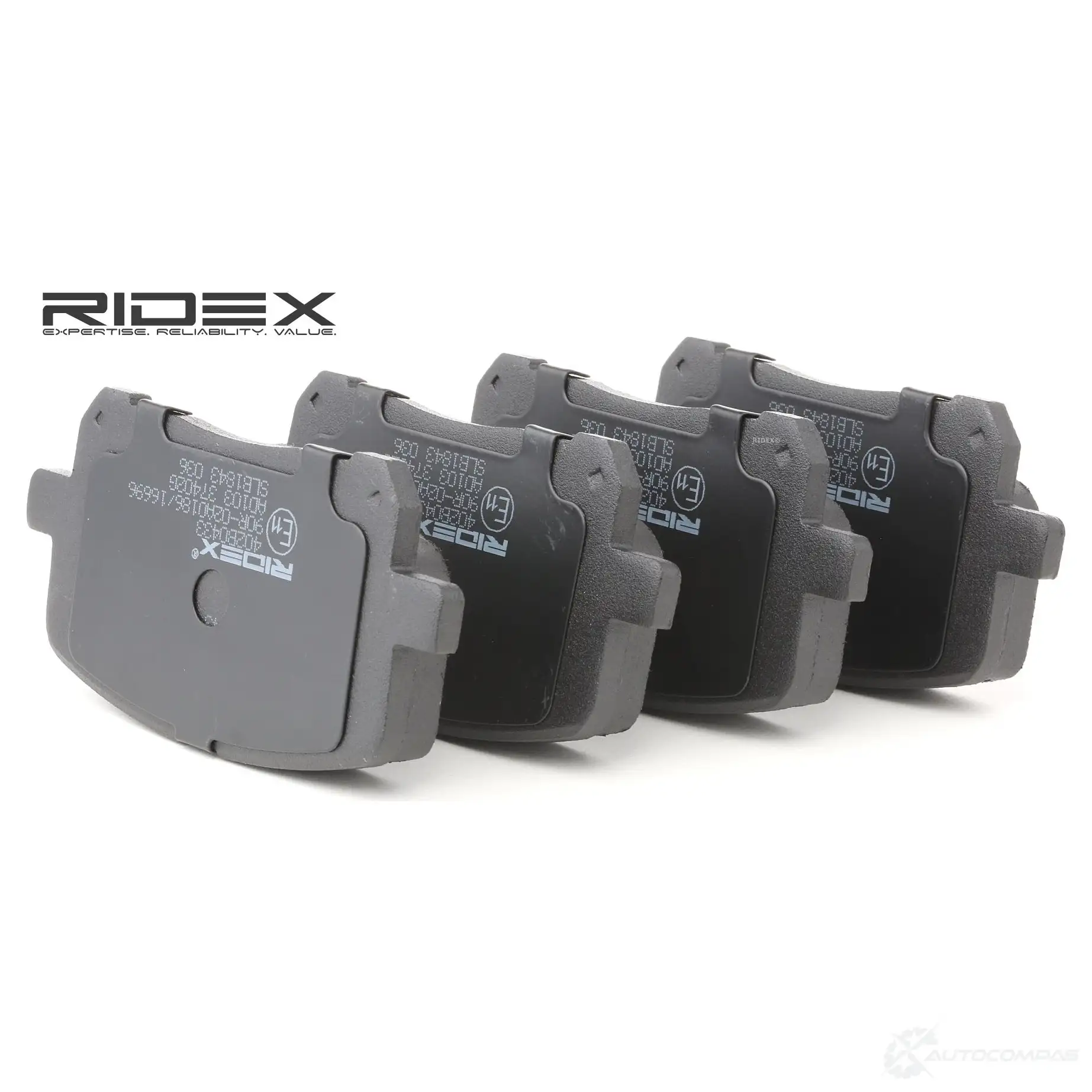 Тормозные колодки, комплект RIDEX 1437657908 402b0433 QM9RY HQ - Изображение 1