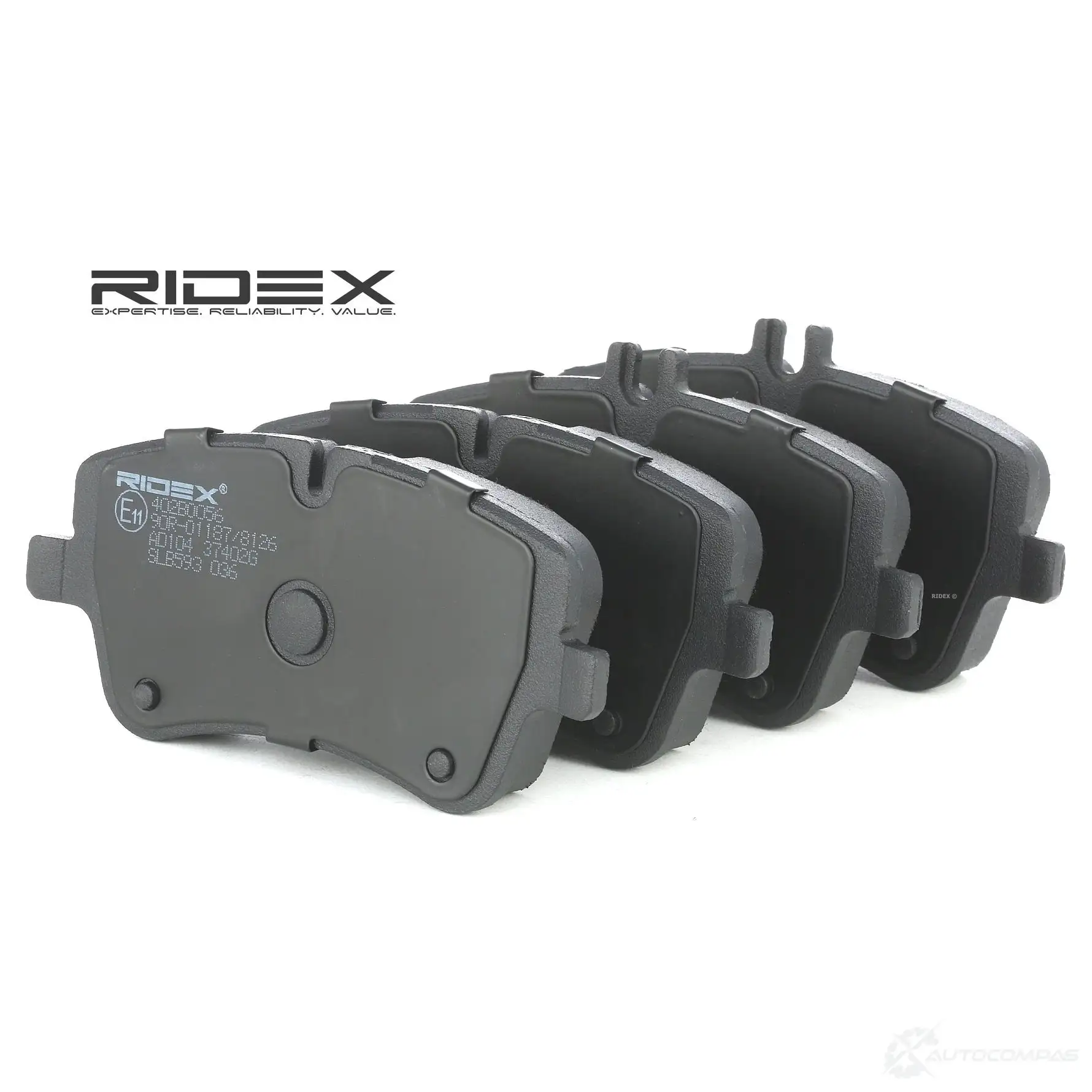 Тормозные колодки, комплект RIDEX Q NJ3D 402b0056 1437660446 изображение 0