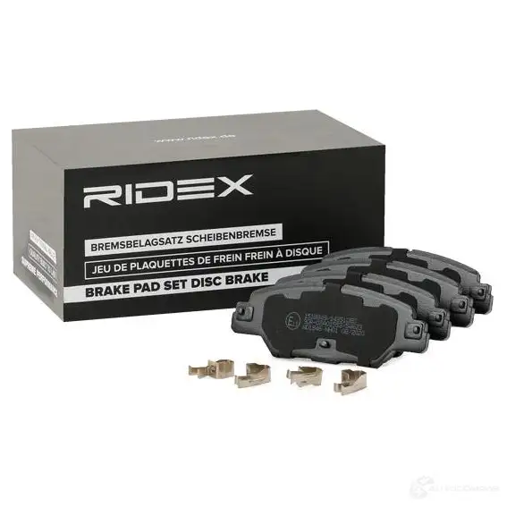 Тормозные колодки, комплект RIDEX 402b1328 1437649733 PAG L95V изображение 1