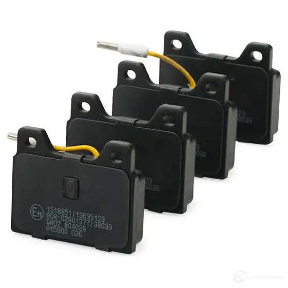 Тормозные колодки, комплект RIDEX AZ2 ZU 402b1058 1437659397 изображение 2