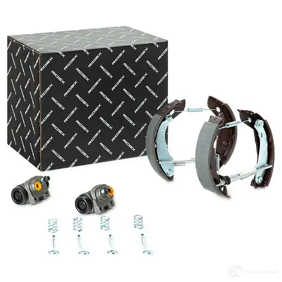 Барабанные тормозные колодки, комплект RIDEX 1437673493 3859b0045 KD X3A изображение 1