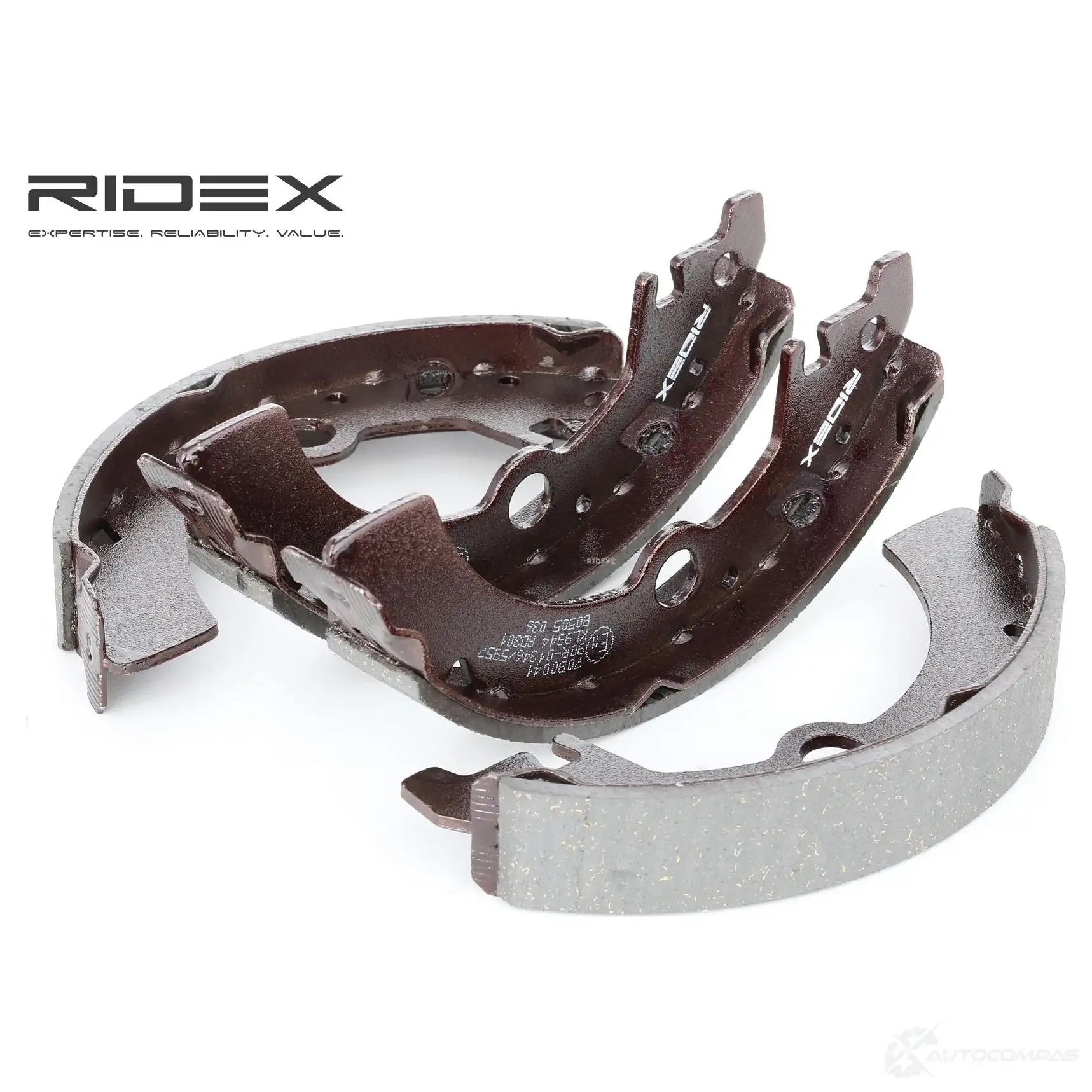 Барабанные тормозные колодки, комплект RIDEX AIIC V 1437715958 70b0041 - Изображение 1