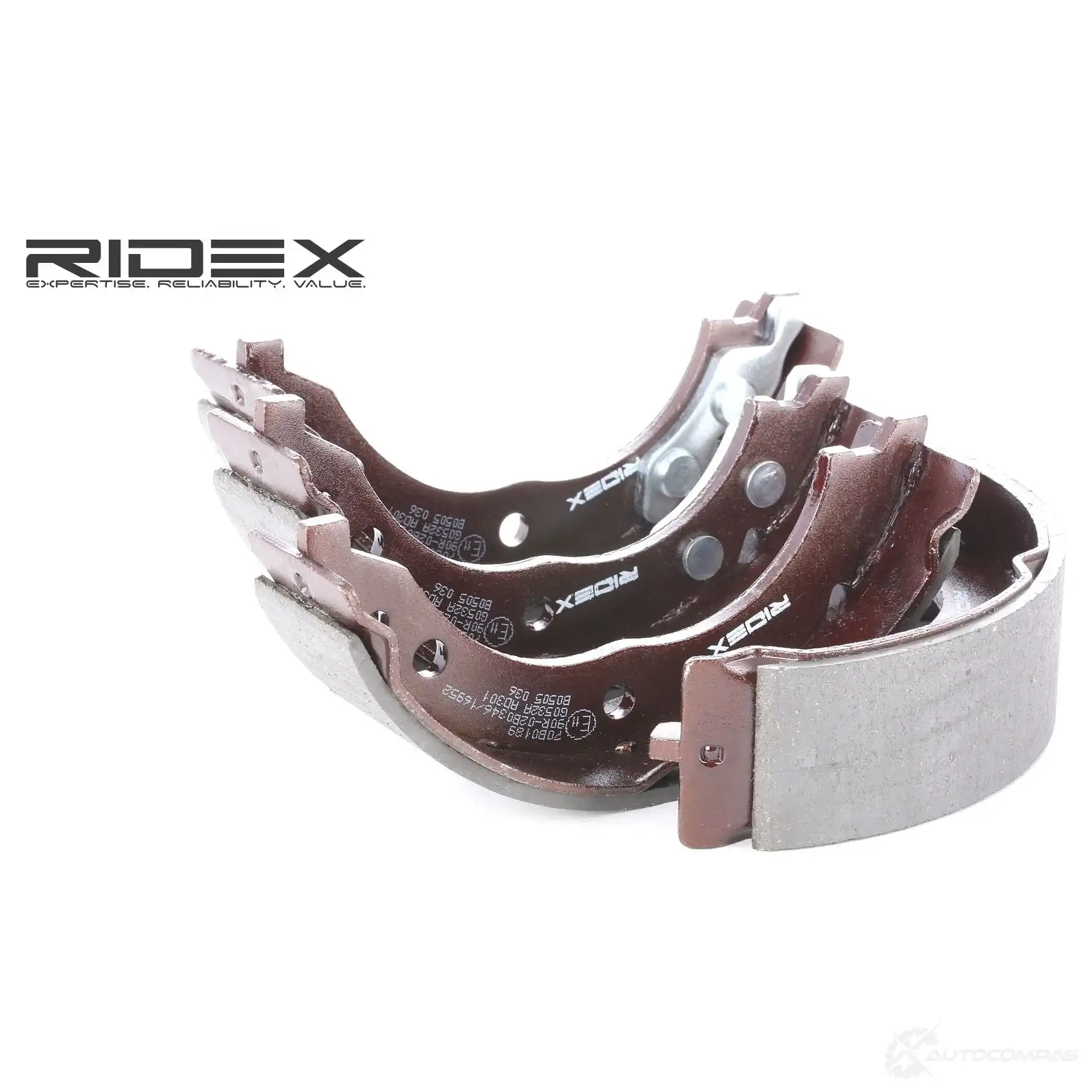 Барабанные тормозные колодки, комплект RIDEX 70b0189 1437708869 2RM K2 - Изображение 1
