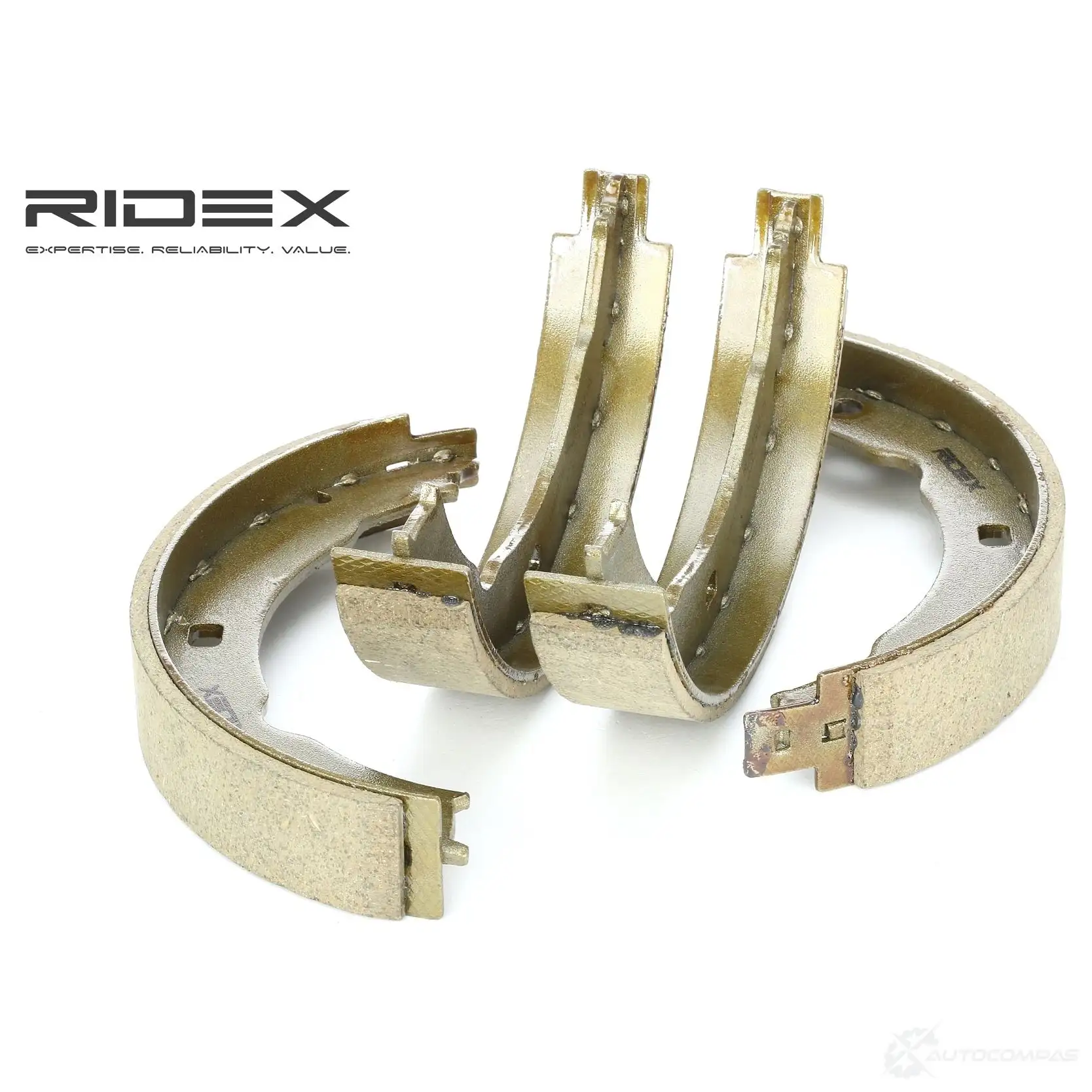 Барабанные тормозные колодки, комплект RIDEX GR P9BI 1437716061 70b0073 изображение 0