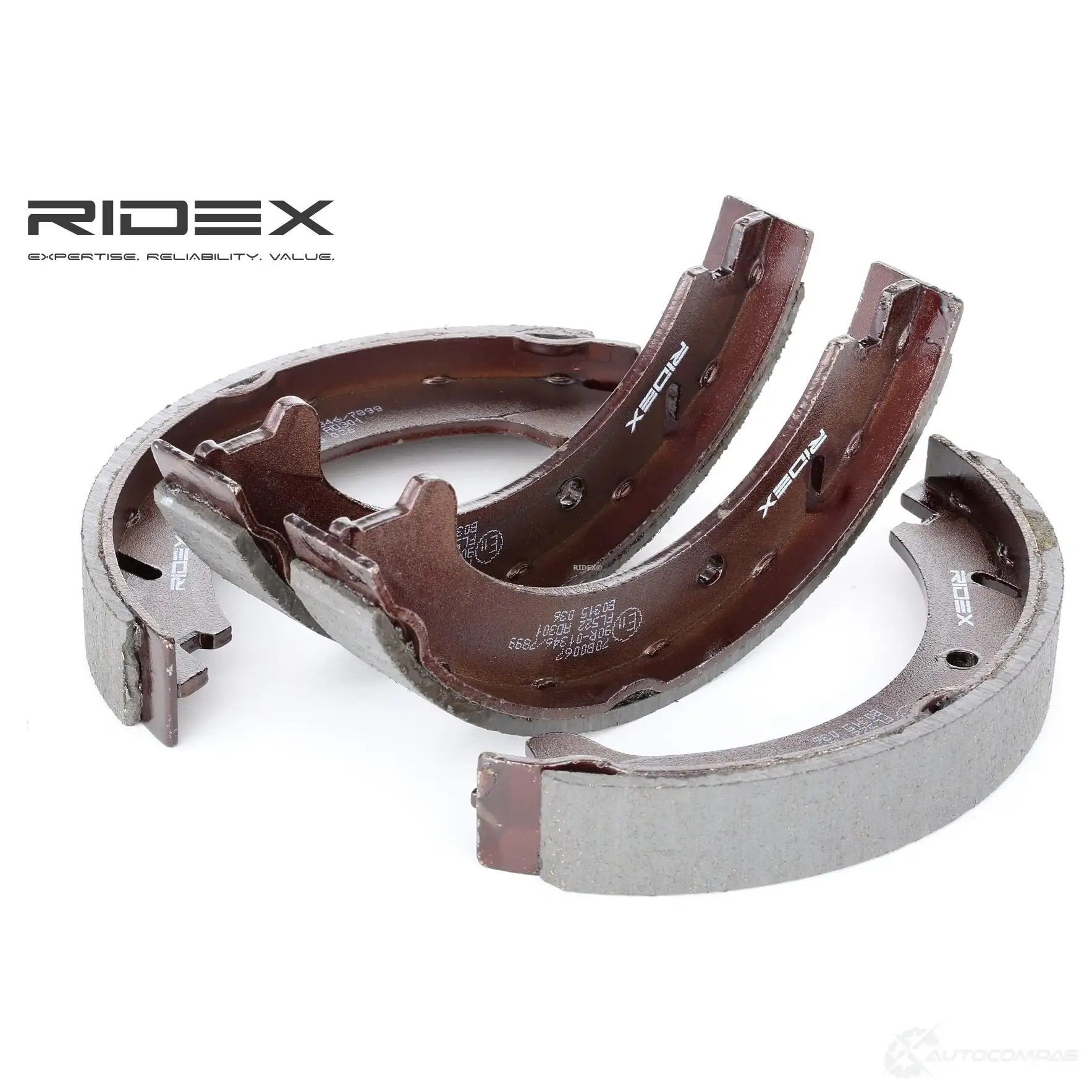 Барабанные тормозные колодки, комплект RIDEX 70b0067 1437708276 0CNQU HK - Изображение 1