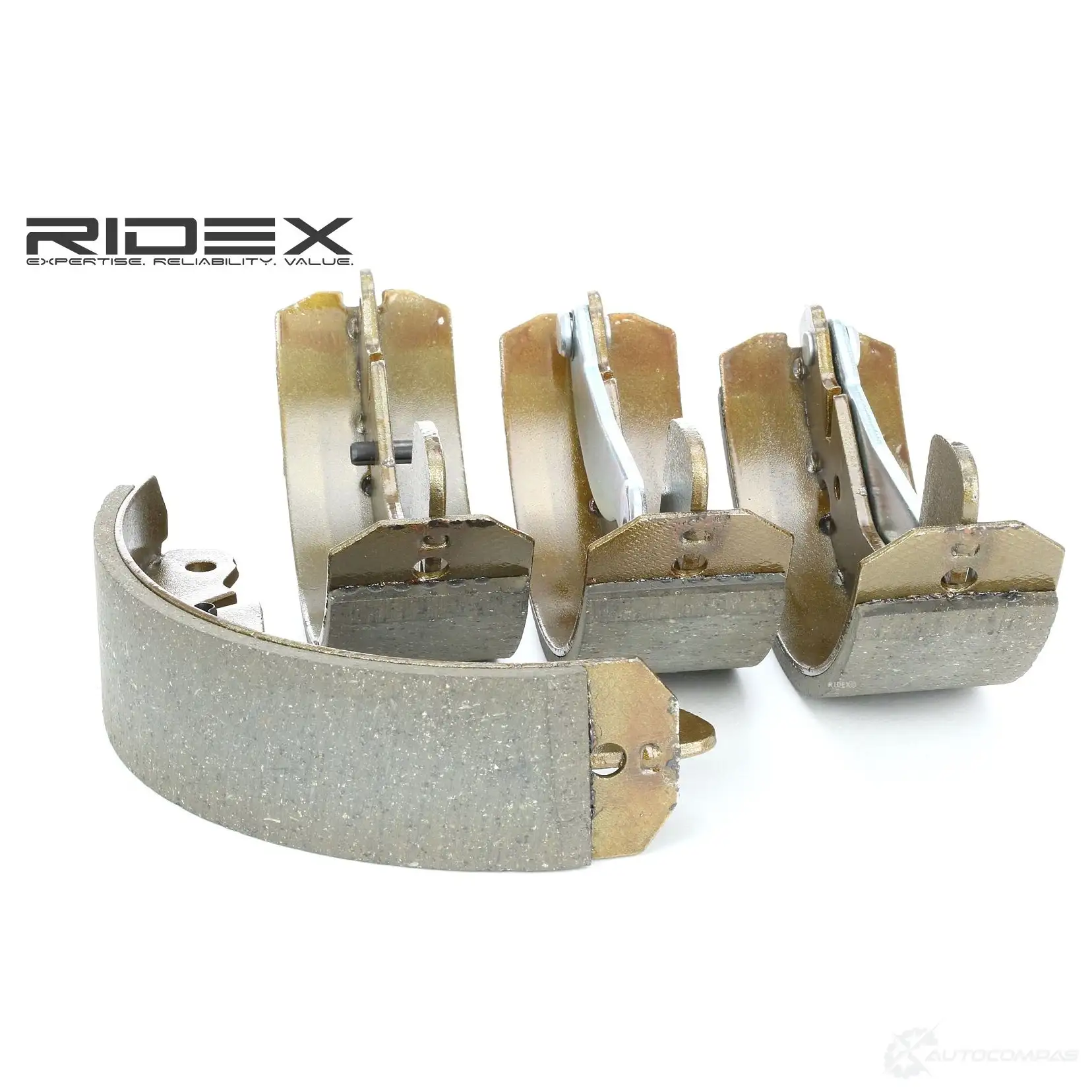 Барабанные тормозные колодки, комплект RIDEX 1437708907 70b0065 Q2 QOKZ изображение 0