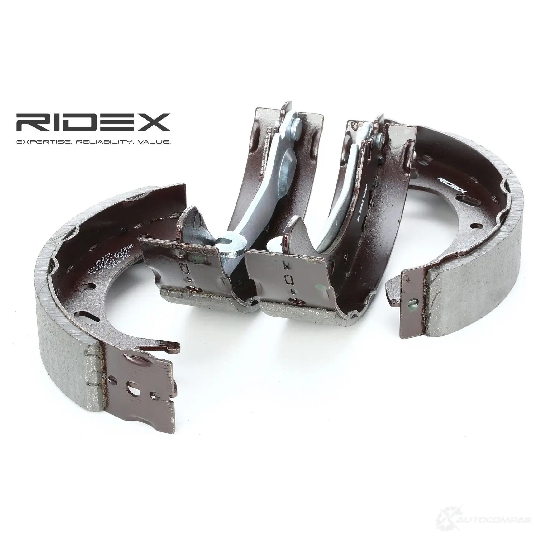 Барабанные тормозные колодки, комплект RIDEX EQH GZ 1437709297 70b0119 - Изображение 1