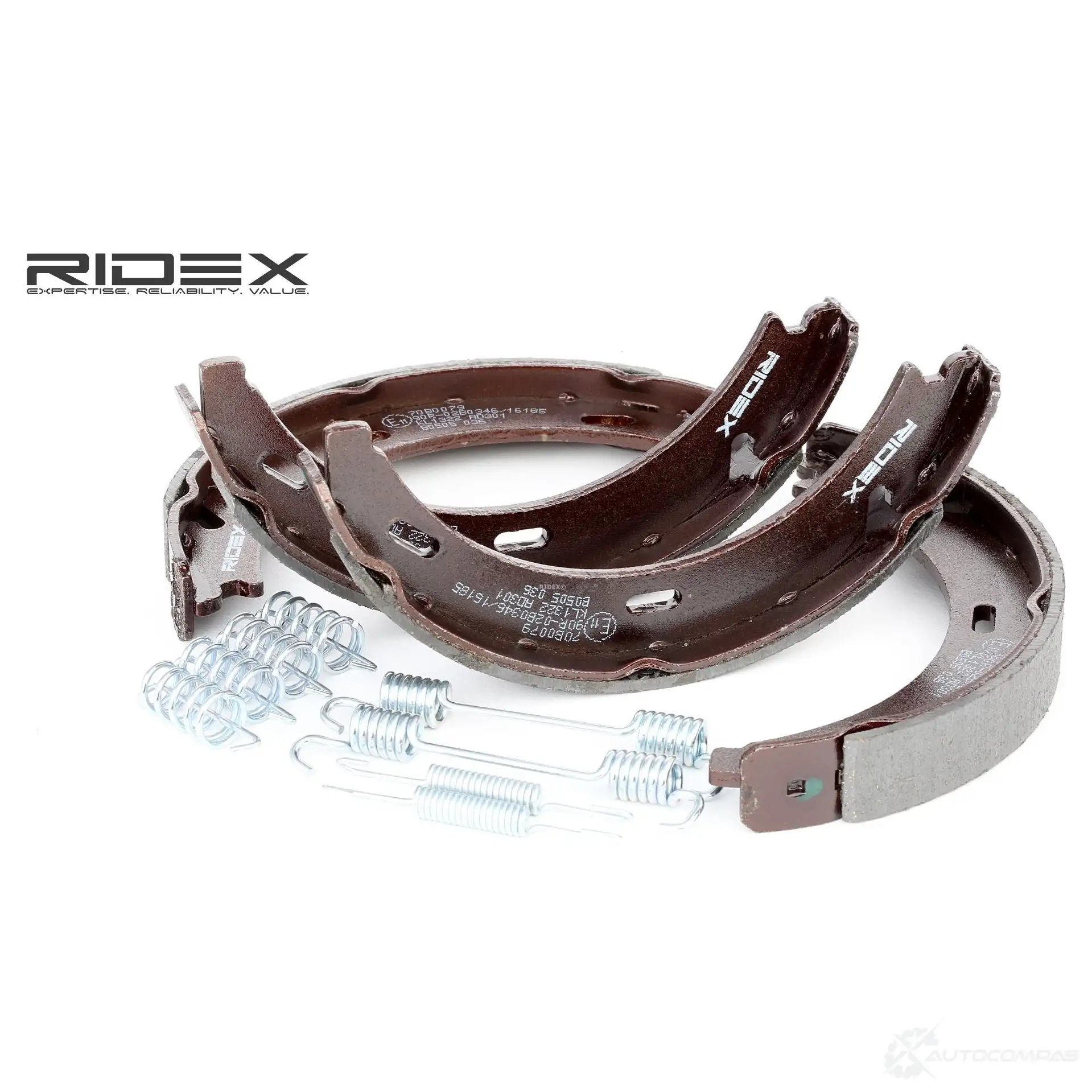 Барабанные тормозные колодки, комплект RIDEX 1437709713 DII4 W4 70b0079 изображение 0