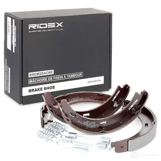 Барабанные тормозные колодки, комплект RIDEX 1437709713 DII4 W4 70b0079 изображение 1