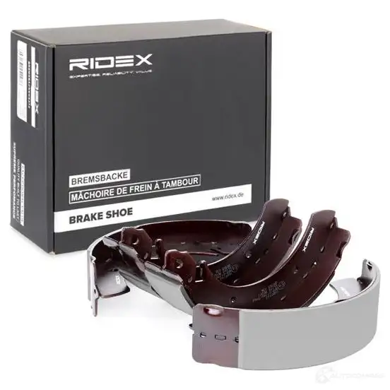 Барабанные тормозные колодки, комплект RIDEX 1 H708 70b0163 1437709167 изображение 1