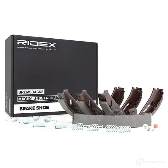 Барабанные тормозные колодки, комплект RIDEX 70b0205 1437709293 GT WWT1T изображение 1