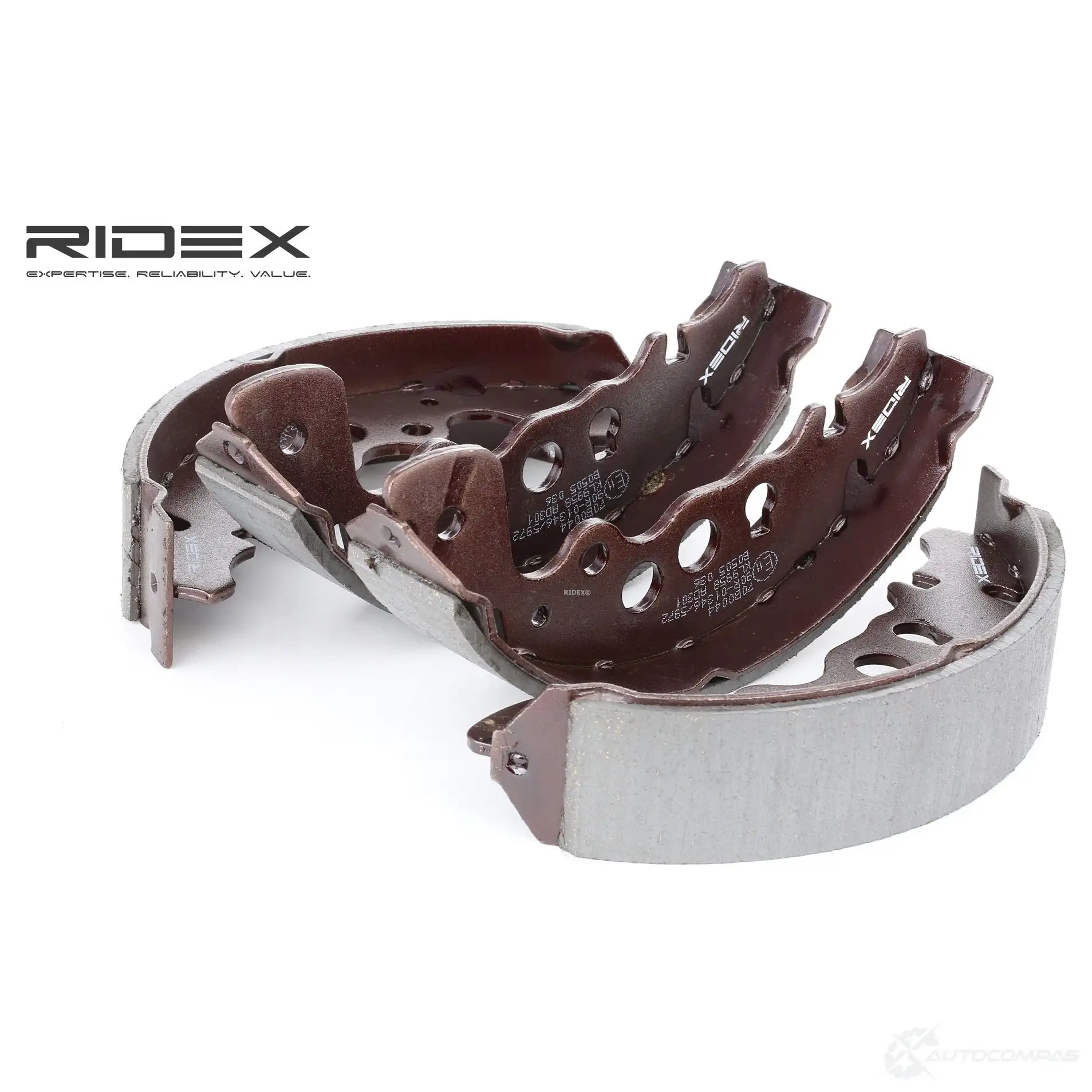 Барабанные тормозные колодки, комплект RIDEX Q6R461 V 70b0044 1437708924 изображение 0