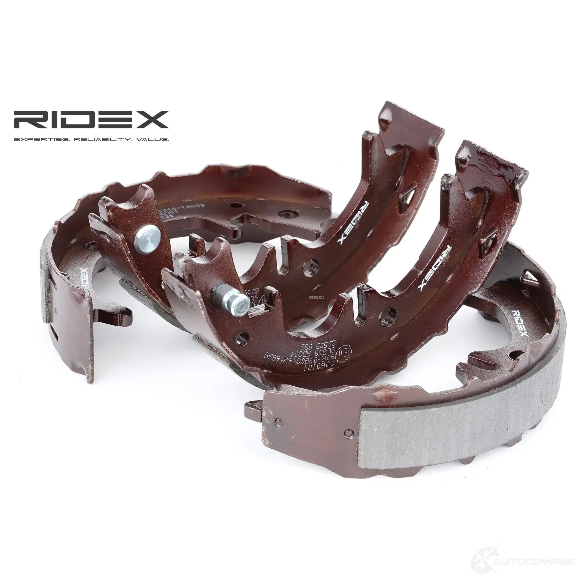 Барабанные тормозные колодки, комплект RIDEX 1437708926 70b0101 GA0 GII изображение 0