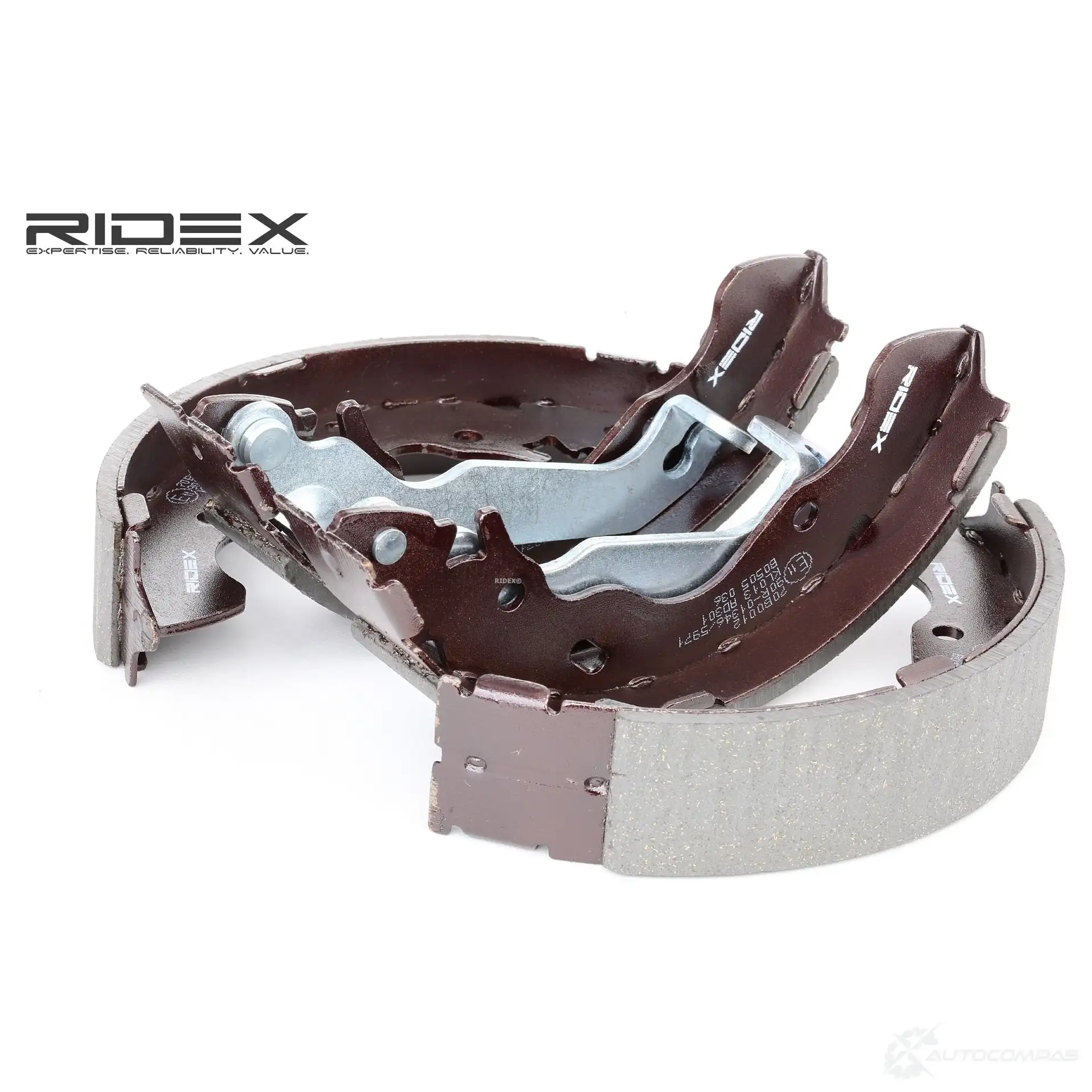 Барабанные тормозные колодки, комплект RIDEX 70b0012 1JAV3L 1 1437709716 - Изображение 1