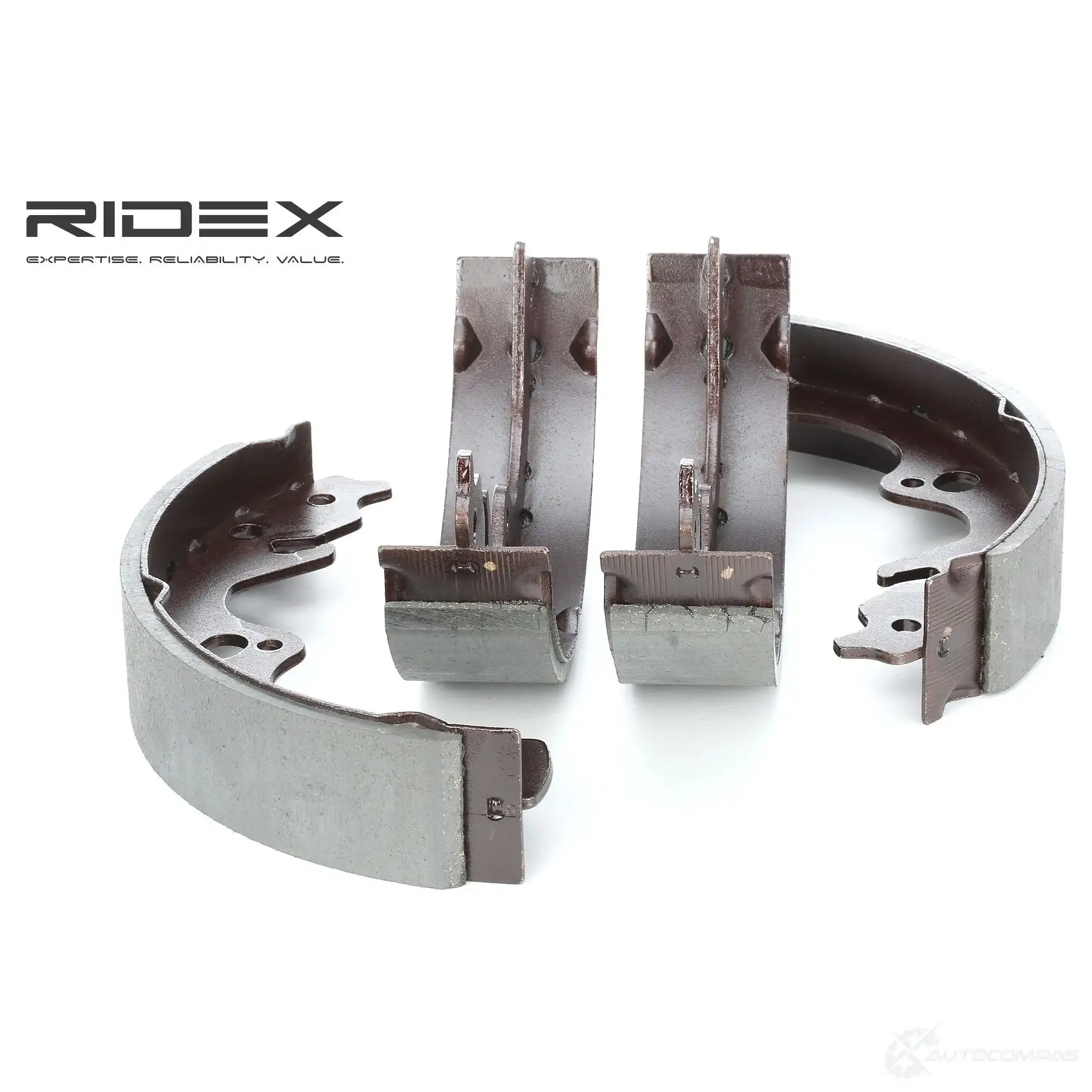Барабанные тормозные колодки, комплект RIDEX EW2MJ N 70b0047 1437716285 - Изображение 1