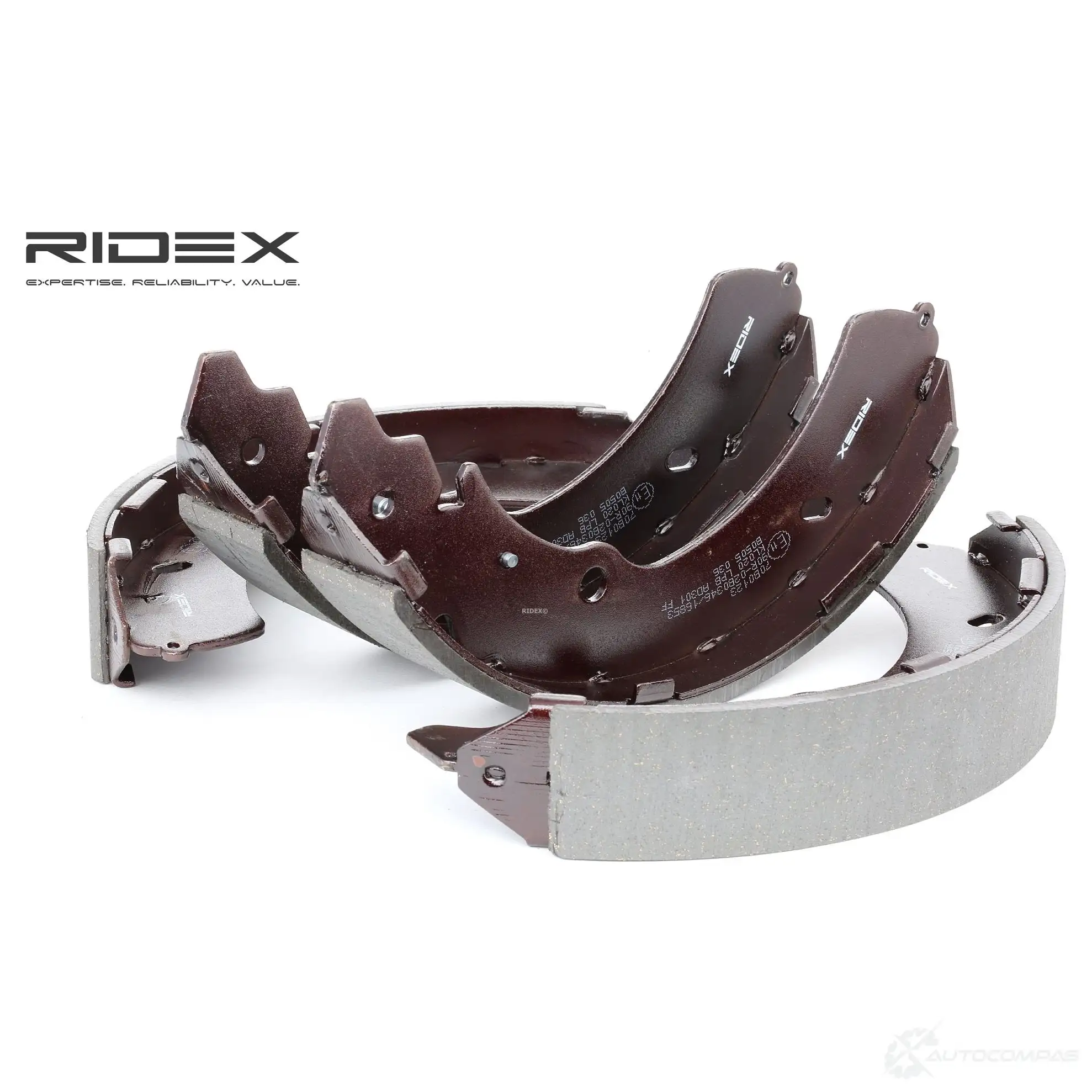 Барабанные тормозные колодки, комплект RIDEX 70b0123 1437709791 OA I09II изображение 0