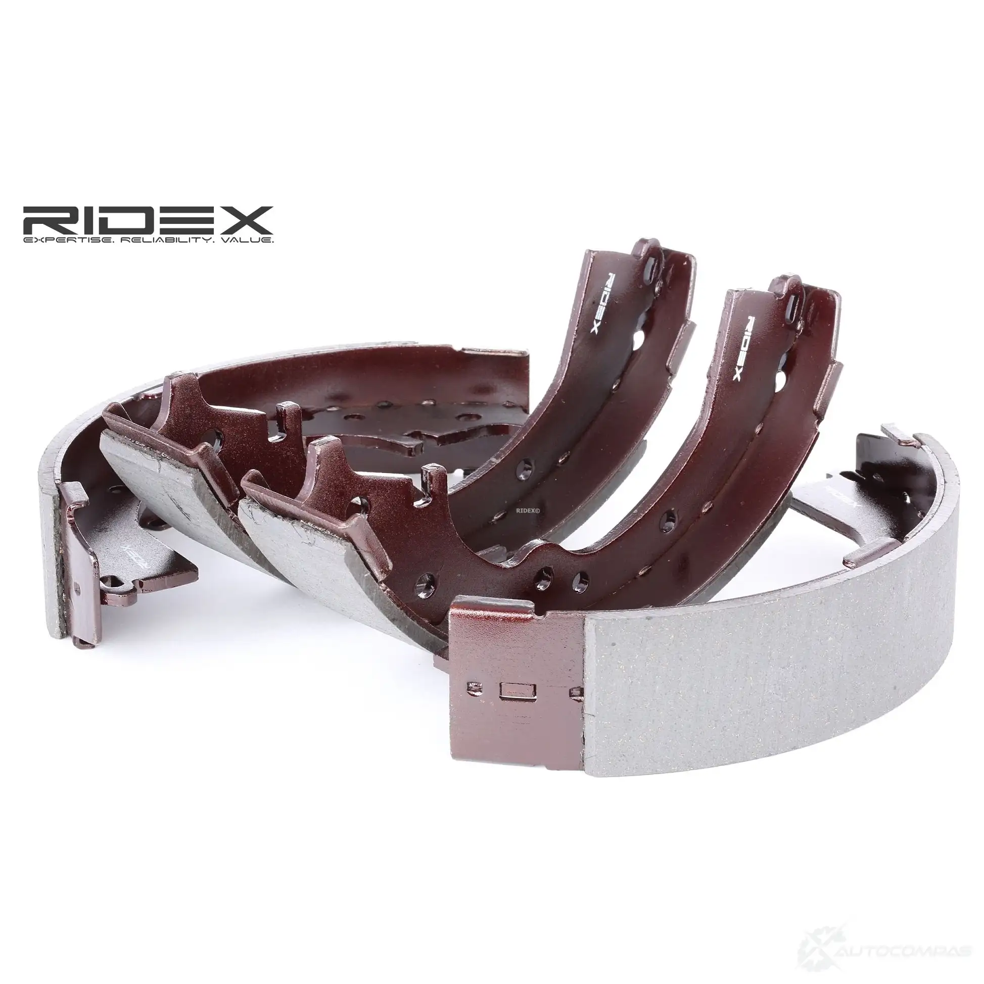 Барабанные тормозные колодки, комплект RIDEX RPOL T0 70b0187 1437709802 изображение 0
