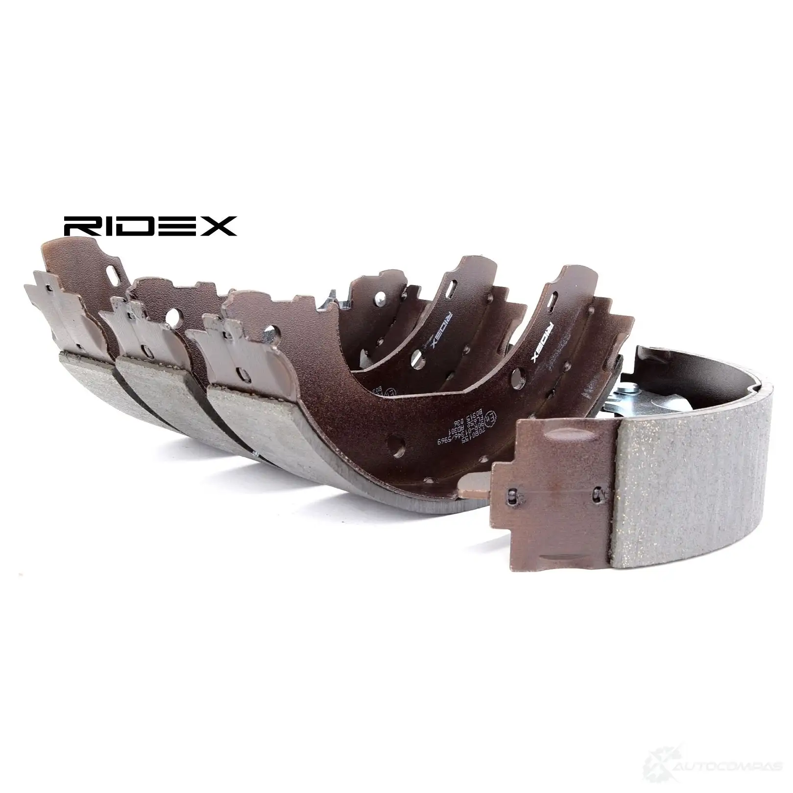 Барабанные тормозные колодки, комплект RIDEX 70b0155 1437716274 JFA A33J - Изображение 1