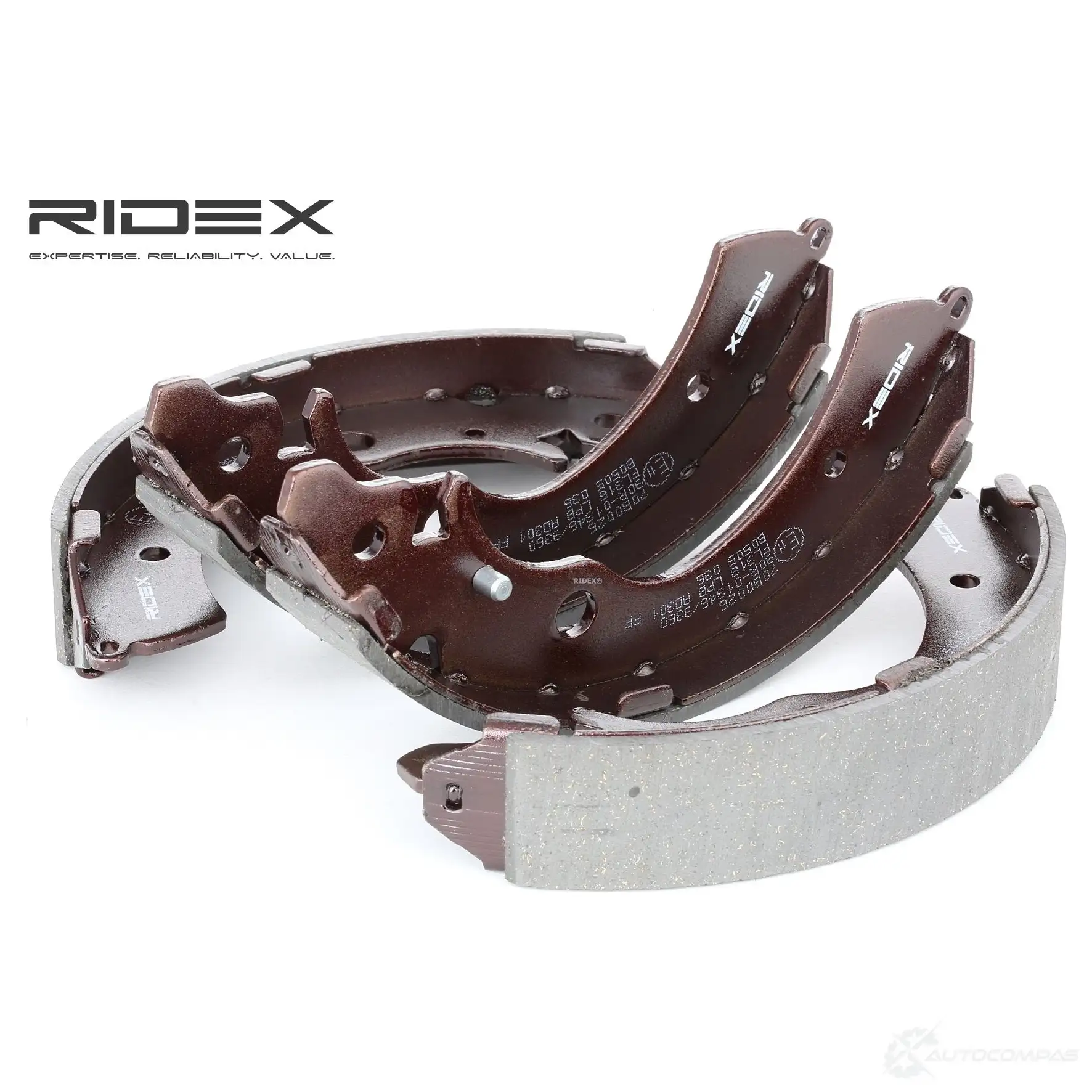 Барабанные тормозные колодки, комплект RIDEX OWSM Q 1437708860 70b0026 - Изображение 1
