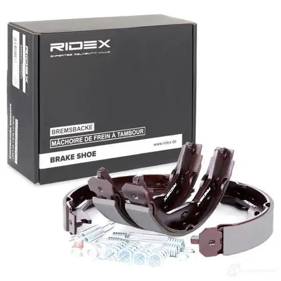 Тормозные колодки ручника, комплект RIDEX 1437705900 1419b0019 I55JG 8D изображение 2