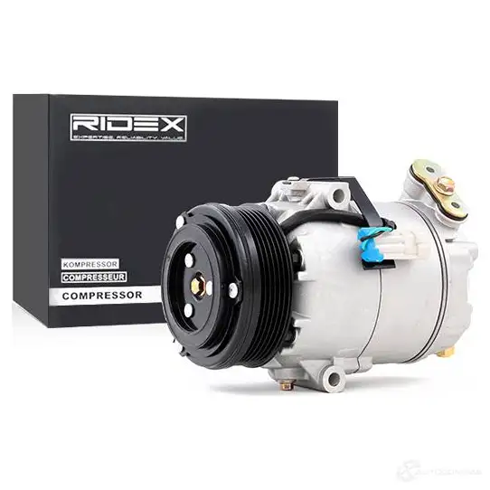 Компрессор кондиционера RIDEX 1437647977 447k0070 QZL Q6RA - Изображение 1