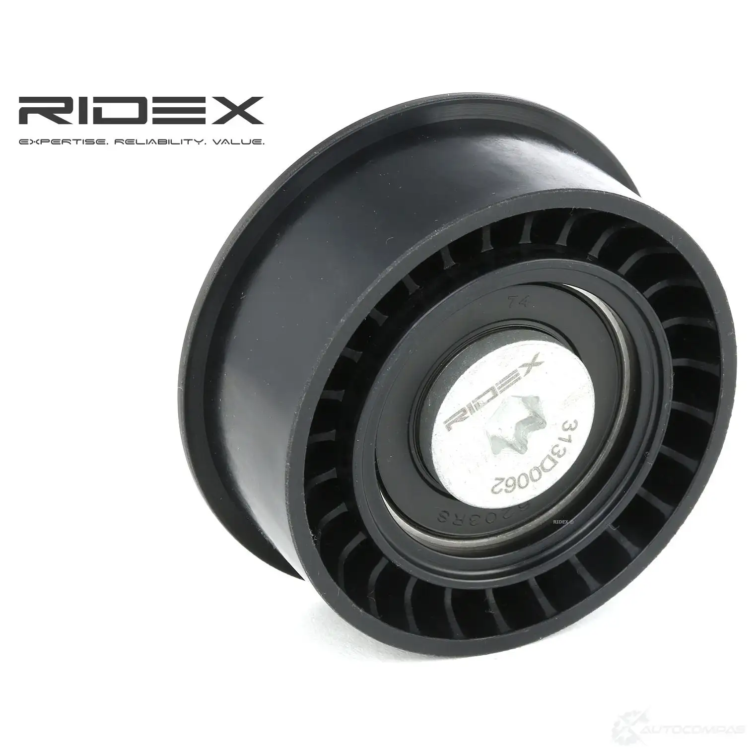 Обводной ролик ремня ГРМ RIDEX 1437661459 I 07KJ8B 313d0062 - Изображение 1