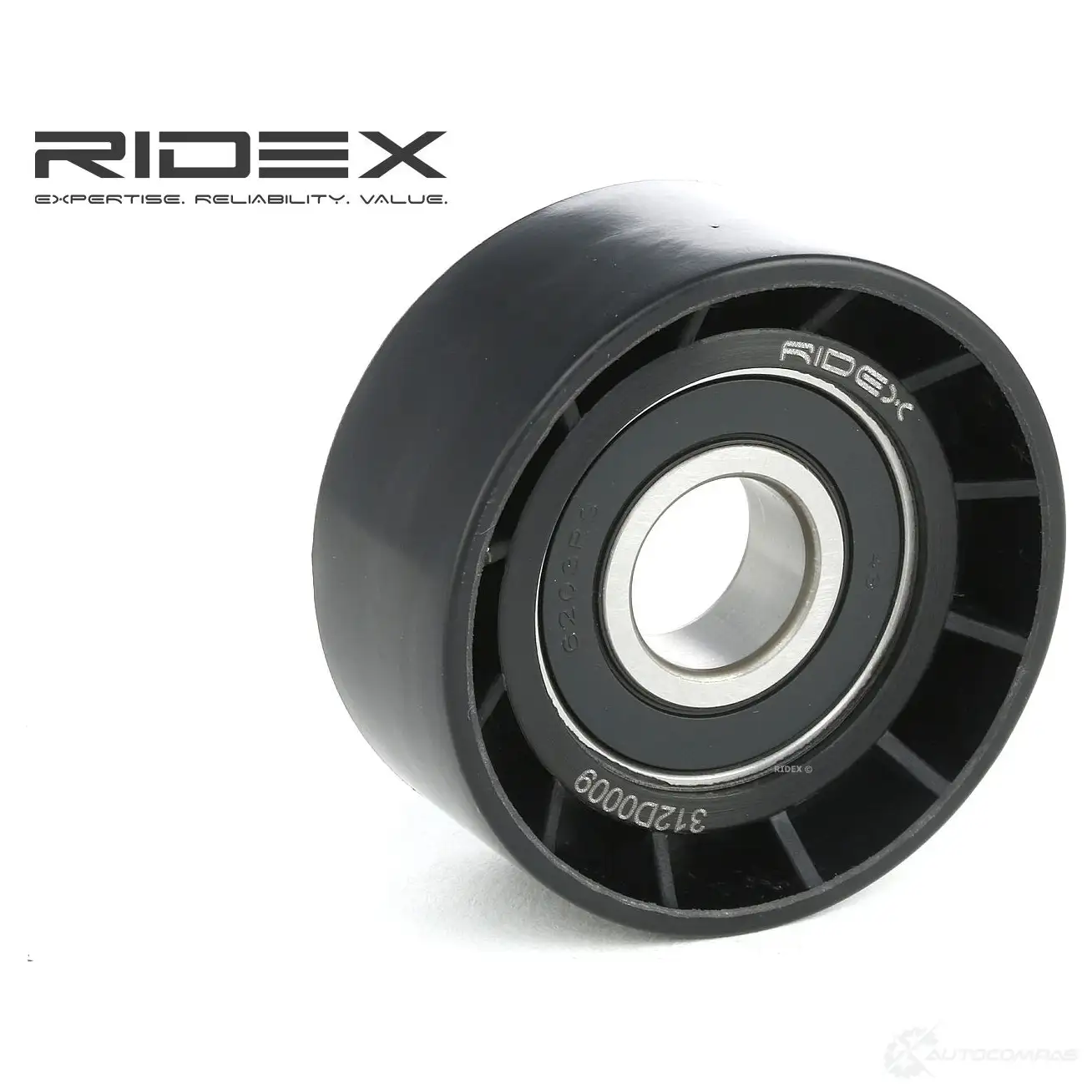 Обводной ролик приводного ремня RIDEX 2FP58D I 1437661222 312d0009 изображение 0