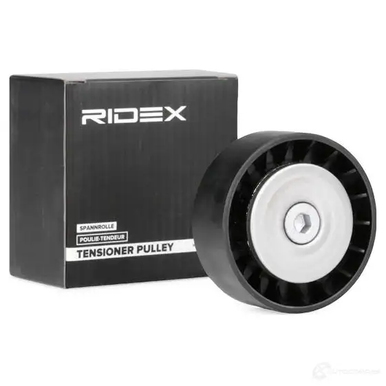 Обводной ролик приводного ремня RIDEX 312d0028 1437661208 Y D9WAQU изображение 1
