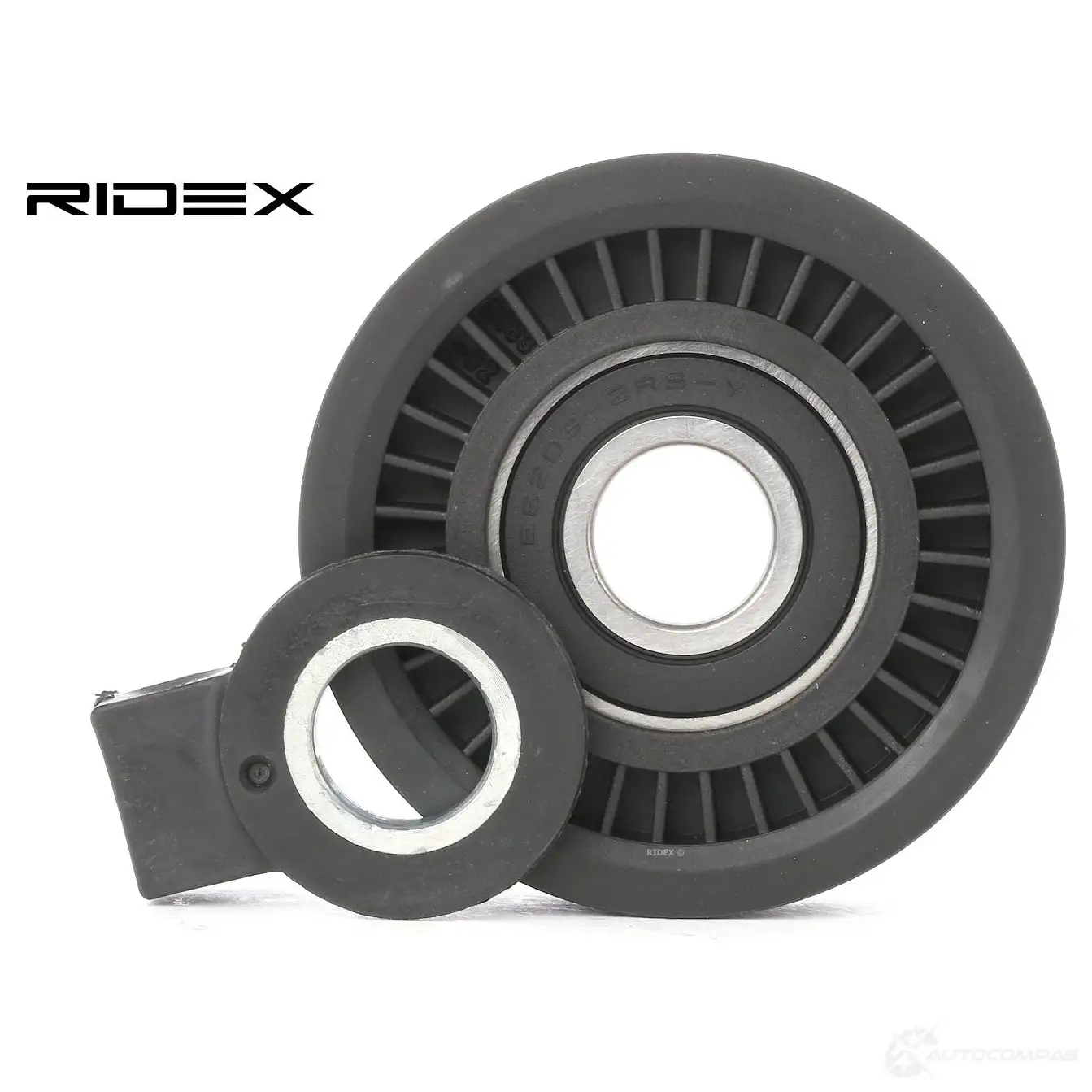 Обводной ролик приводного ремня RIDEX 1437661201 312d0025 CX7 8UM изображение 0
